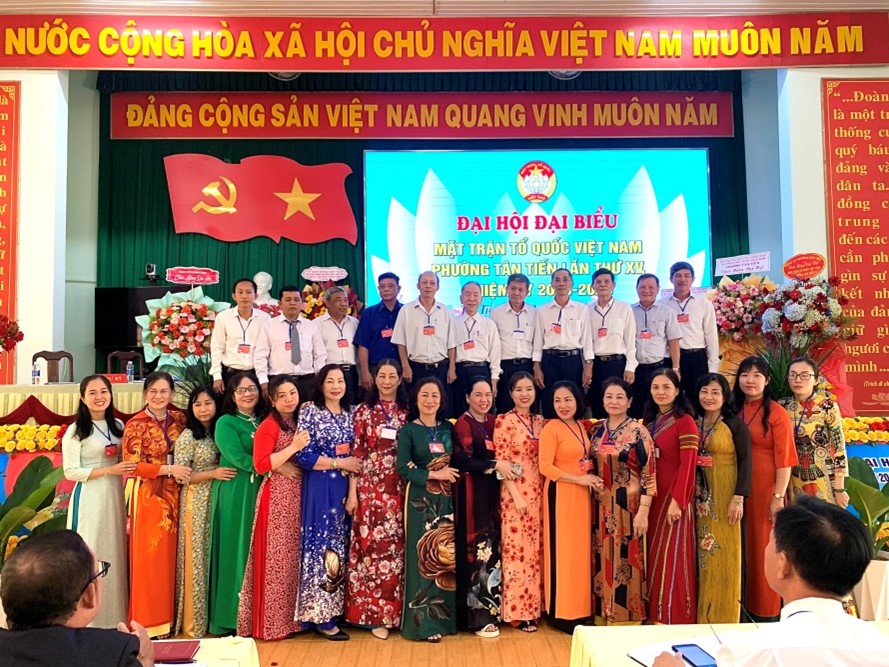 Ủy ban Mặt trận Tổ quốc Việt Nam phường Tân Tiến tổ chức thành công Đại hội đại biểu lần thứ XV, nhiệm kỳ 2024-2029